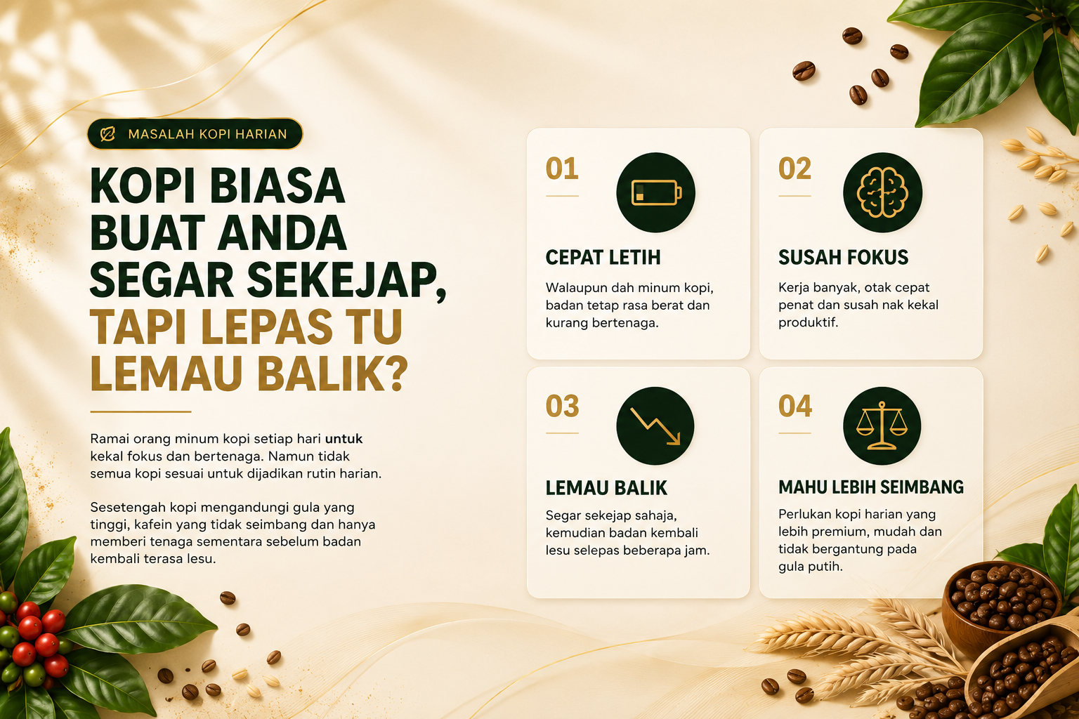 Masalah kopi harian Kopi Naniz