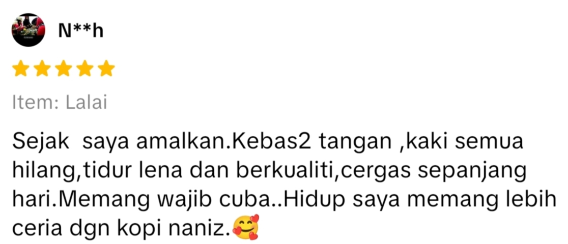 Testimoni Kopi Naniz 9