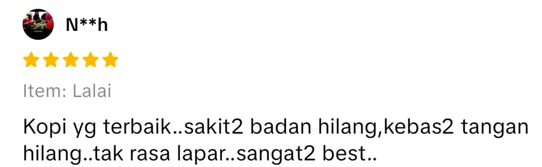 Testimoni Kopi Naniz 1